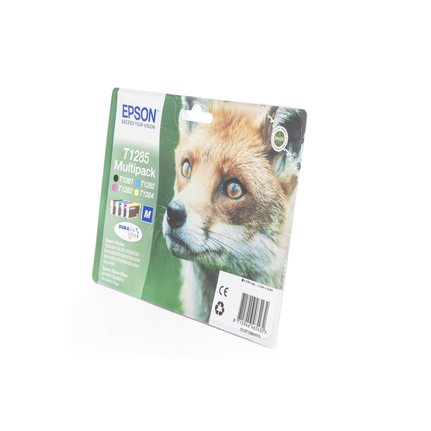 Amazon.co.jp: Epson T1285 マルチパック 4色インクカートリッジ 4個